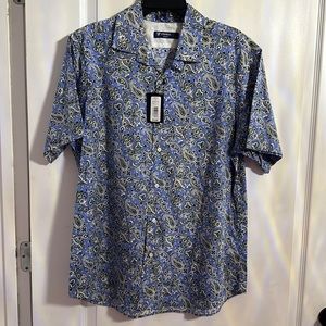 Cremieux multi color short sleeve button down